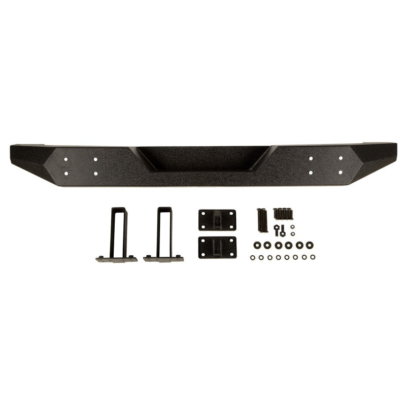 Rugged Ridge Spartan Rear Bumper Full Width 07 18 Jeep Wrangler JK