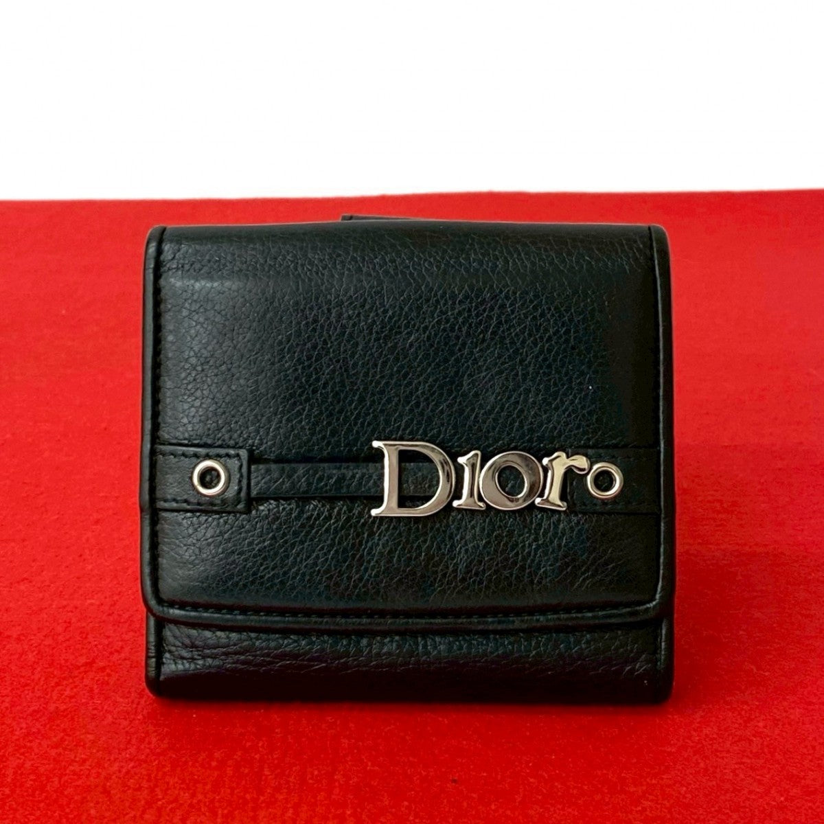 Dior Bifold Wallet leather black