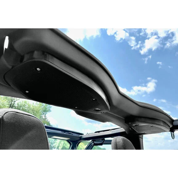 Quadratec JL 24KWR5.25 Kicker Overhead Sound Bar Speaker Upgrade Kit for 2024 Jeep Wrangler JL