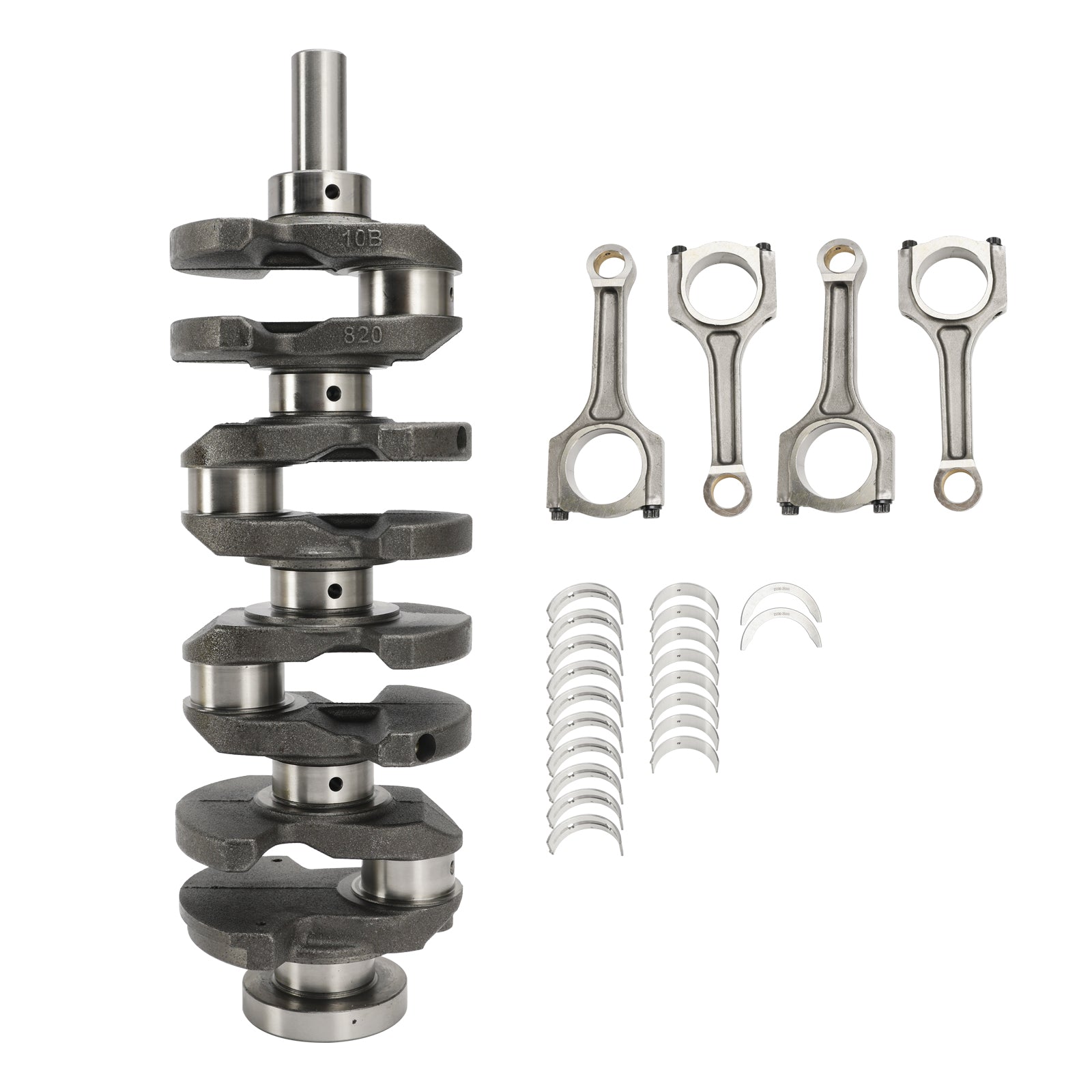 VIPIH 2010 2014 Hyundai Genesis Coupe 2.0L G4KH 2.0T Engine Crankshaft & ConRods & Bearing