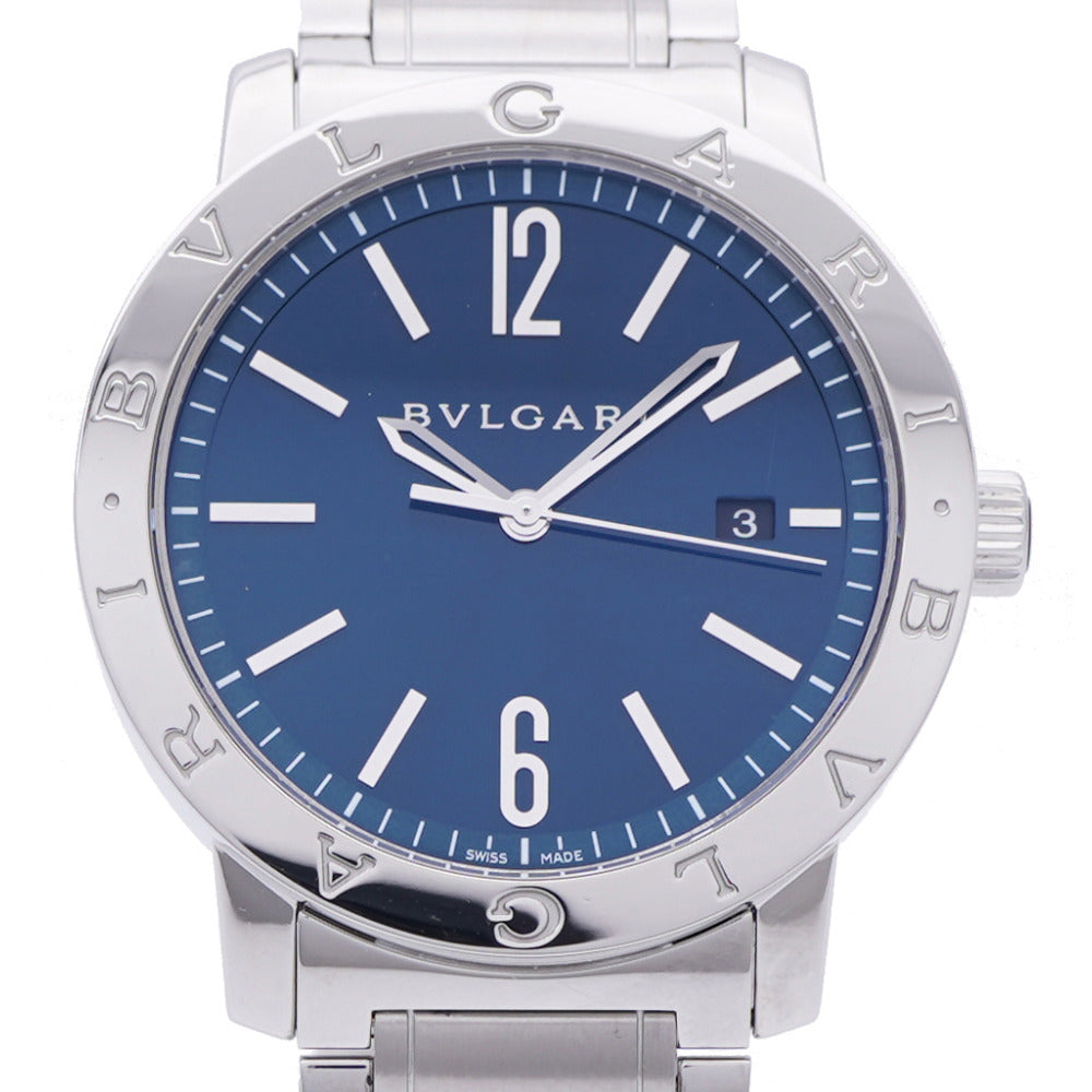 BVLGARI Watches Mechanical Automatic BB41S Stainless Steel blue Bulgari Bulgari blue dial