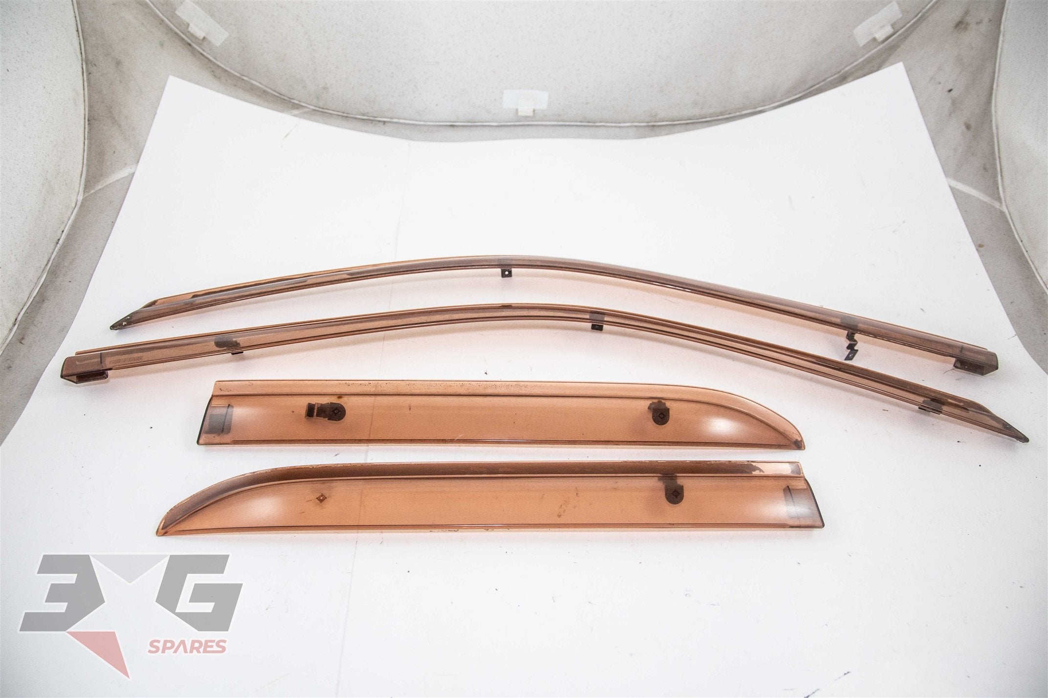 3G SPARES JDM Nissan R34 Skyline SEDAN Rain Guard Door Visor Monsoons ER34 GT T GT