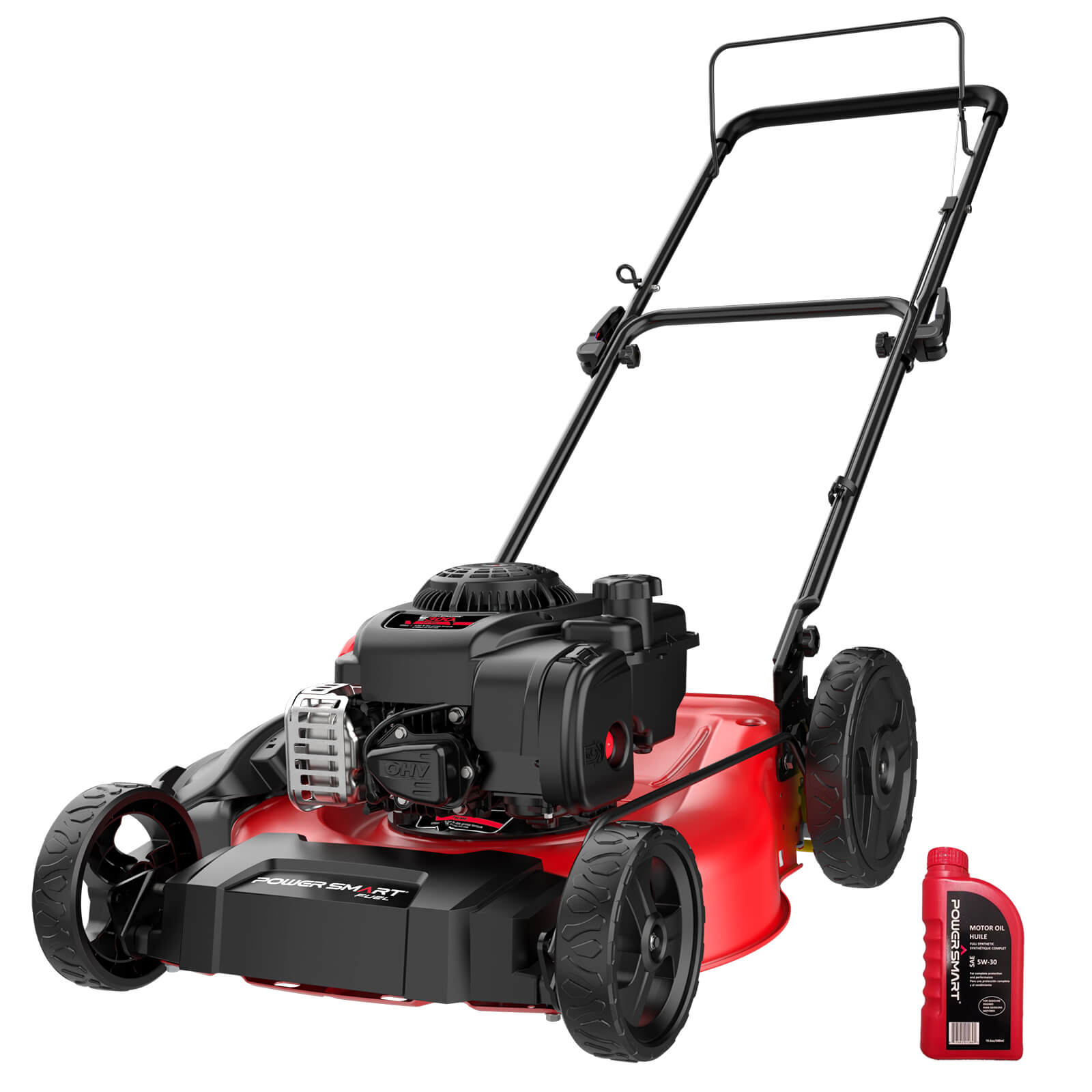 POWERSMART USA 21" 125cc Gas Push 2 1 Lawn Mower w/ Briggs & Stratton 300E Engine B8721C