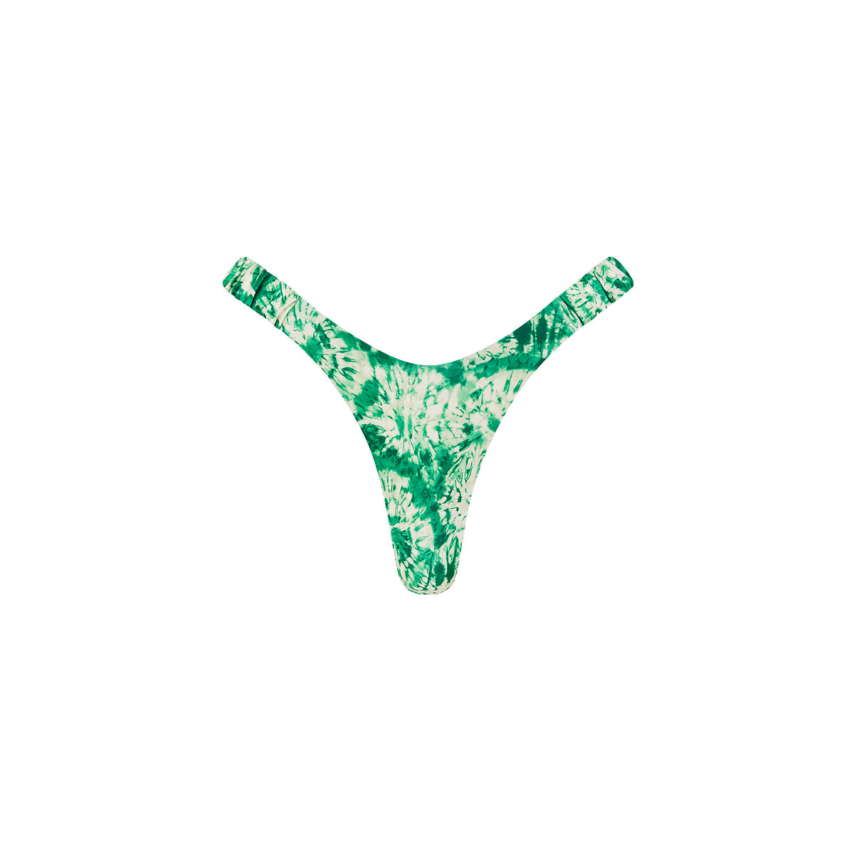 KULANI KINIS Retro Y Thong Bikini Bottom   Emerald Tides
