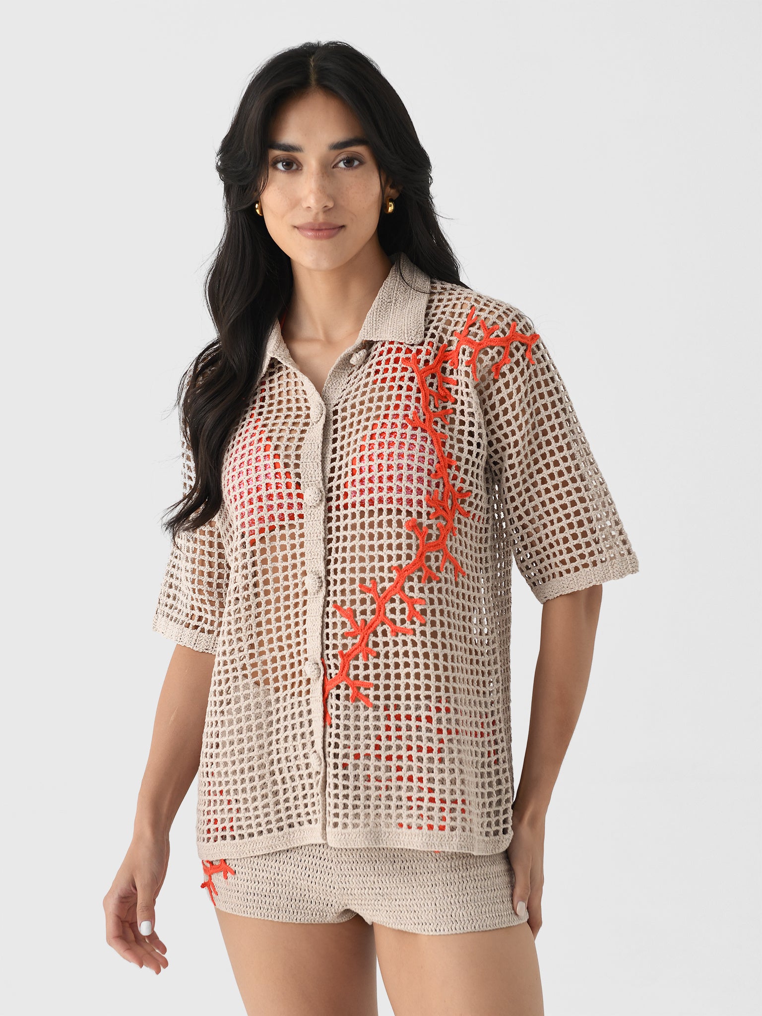 My Beachy Side Women's Atlas Hand Crochet Cardigan
