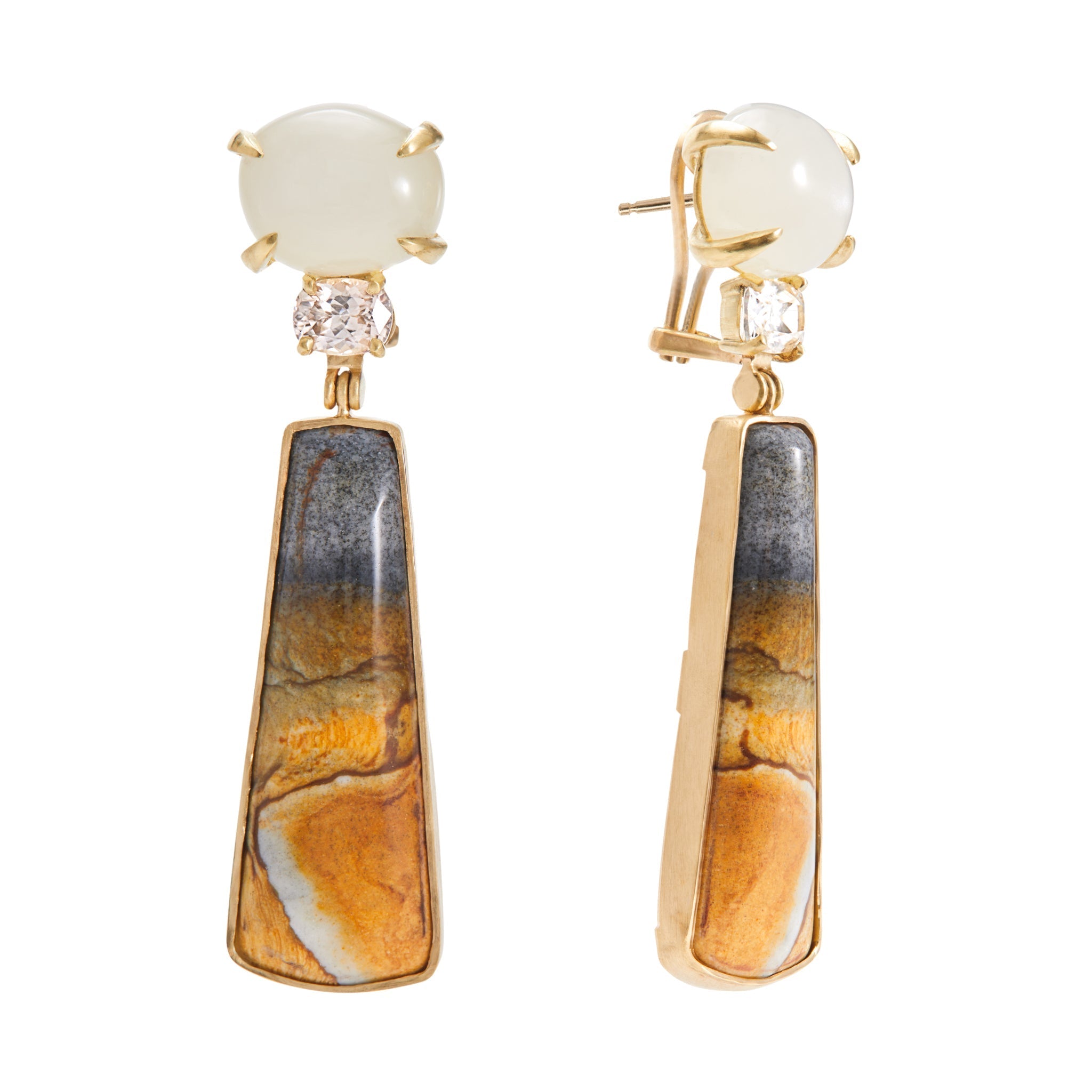 DARIA DE KONING Landscape: Desert  Oasis Earrings