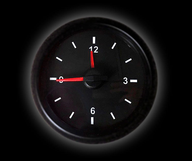 PROSPORT GAUGES 2 1/16" Electrical 12 Volt Analog Clock Gauge