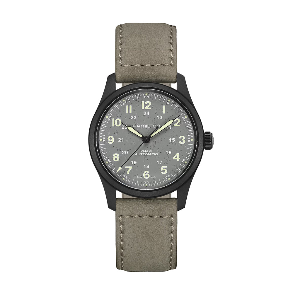 Hamilton Khaki Field Titanium Auto Gray Dial Watch