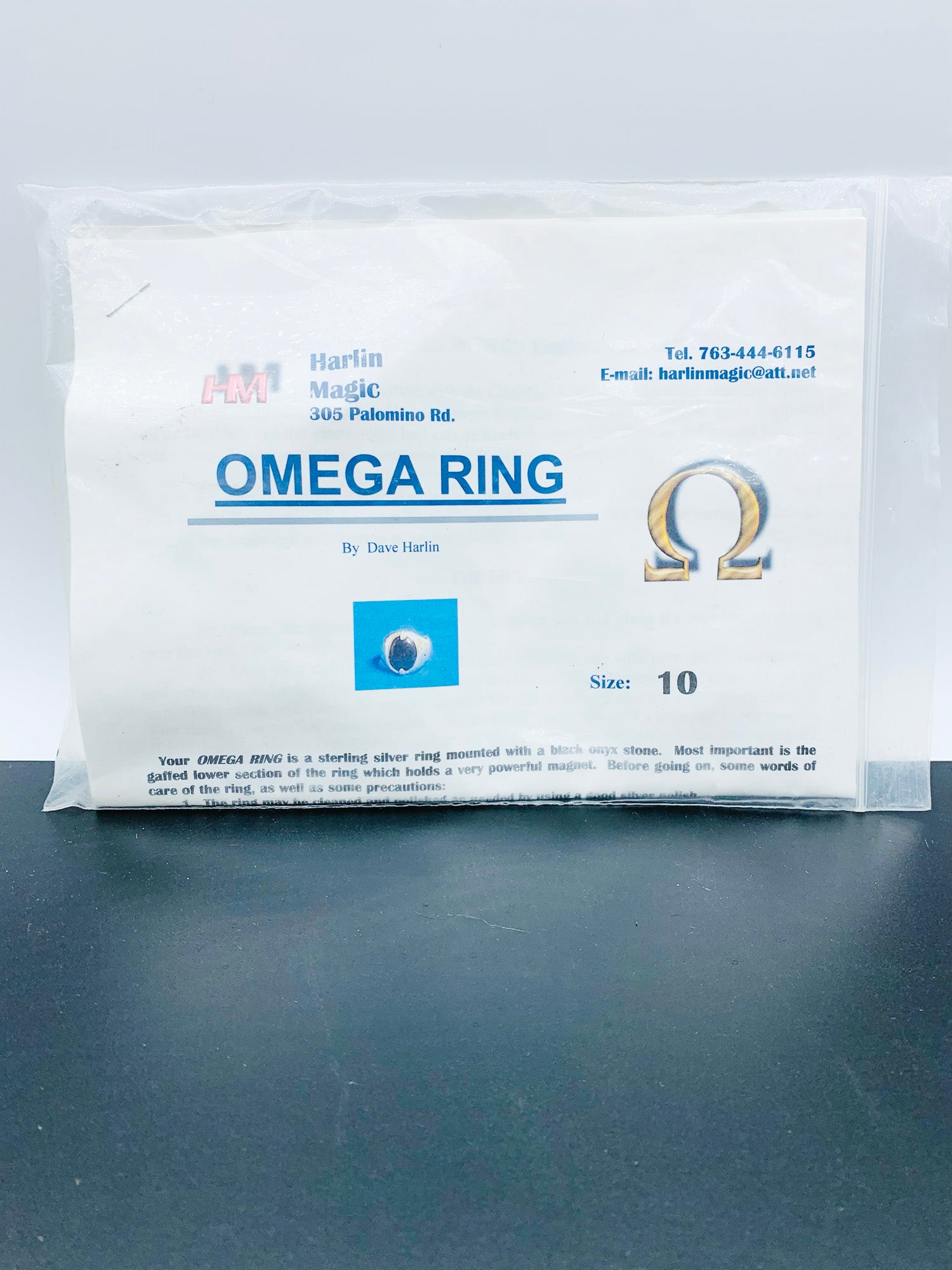 MAGIC SHOP SAN DIEGO Omega Ring by Dave Harlin