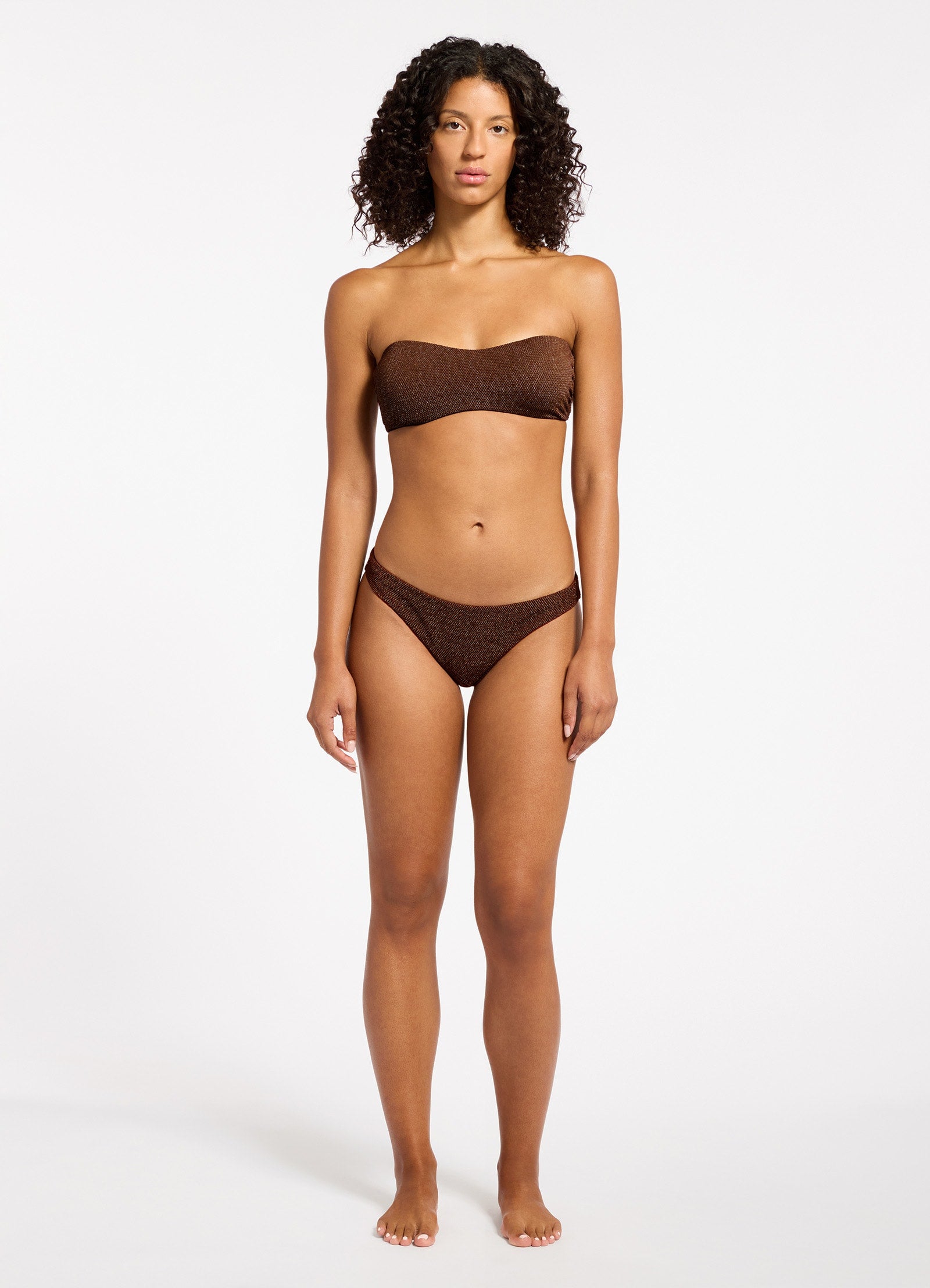 JETS Tirari Nights Hipster Bikini Bottom   Chocolate