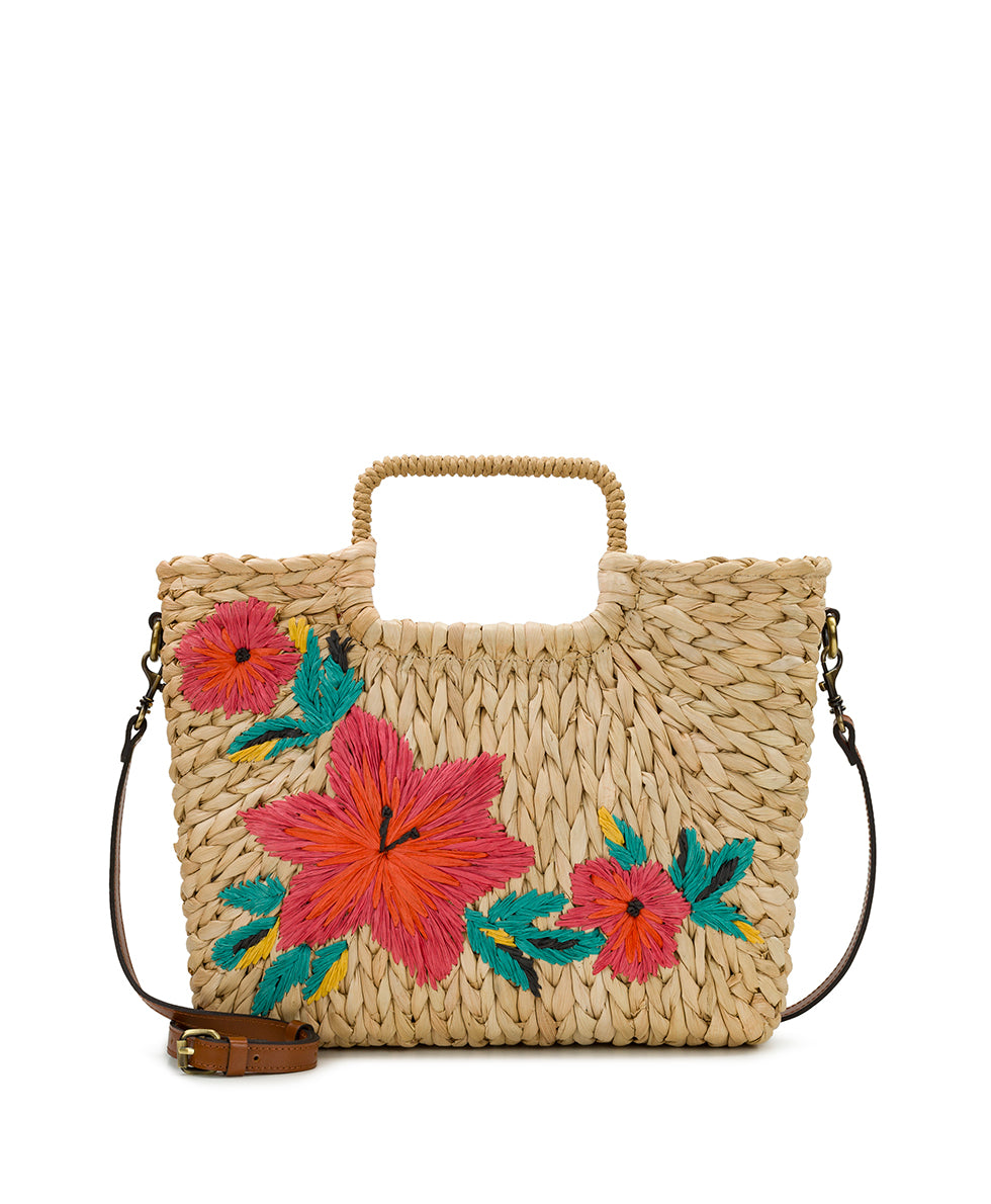 PATRICIA NASH Mykonos Basket Top Handle Crossbody   Specialty Woven