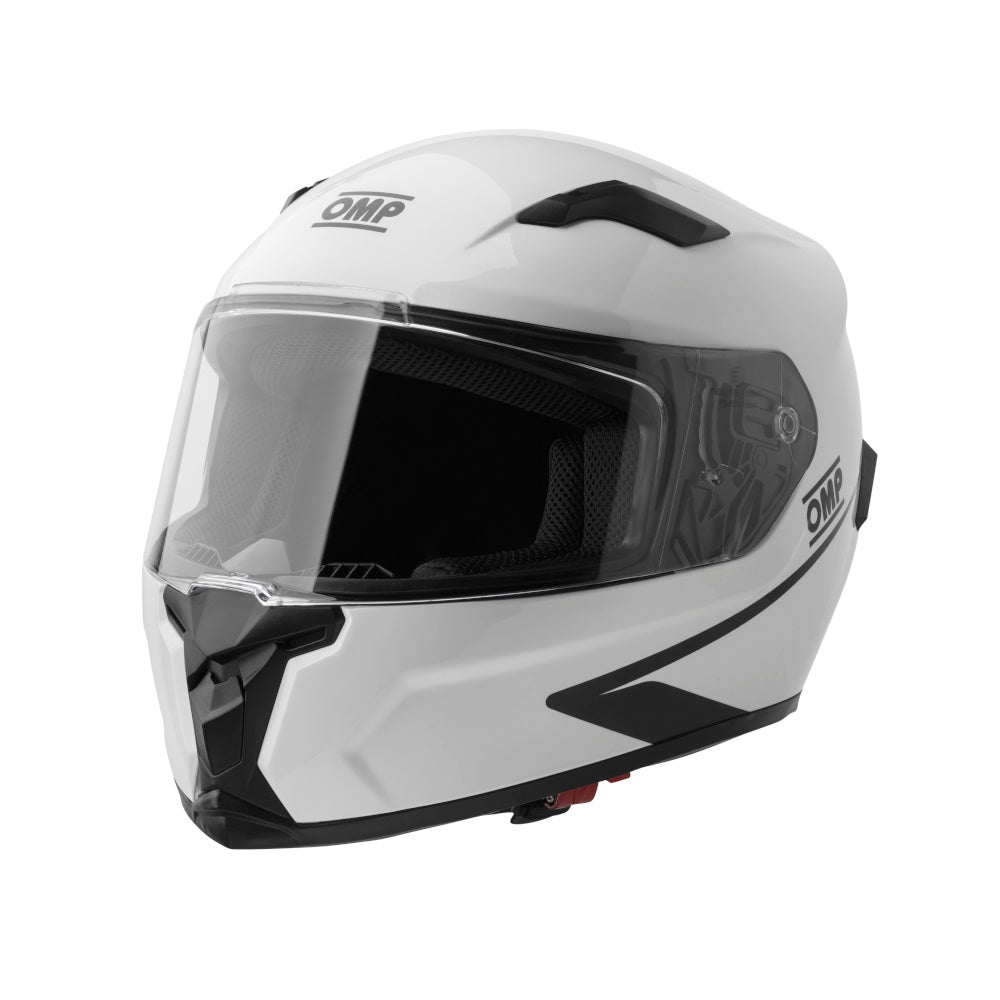 OMP Circuit Evo2 Full Face Helmet (ECE Approved)   White