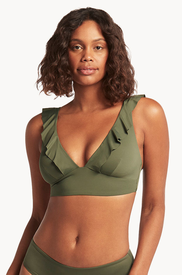 SEA LEVEL Eco Essentials Frill Bra