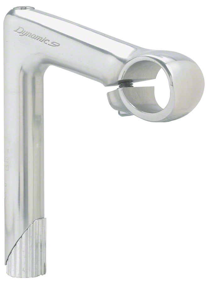 Nitto Dynamic Stem 90mm Clamp 26mm Angle  18deg 22.2 24tpi Quill Silver Aluminum