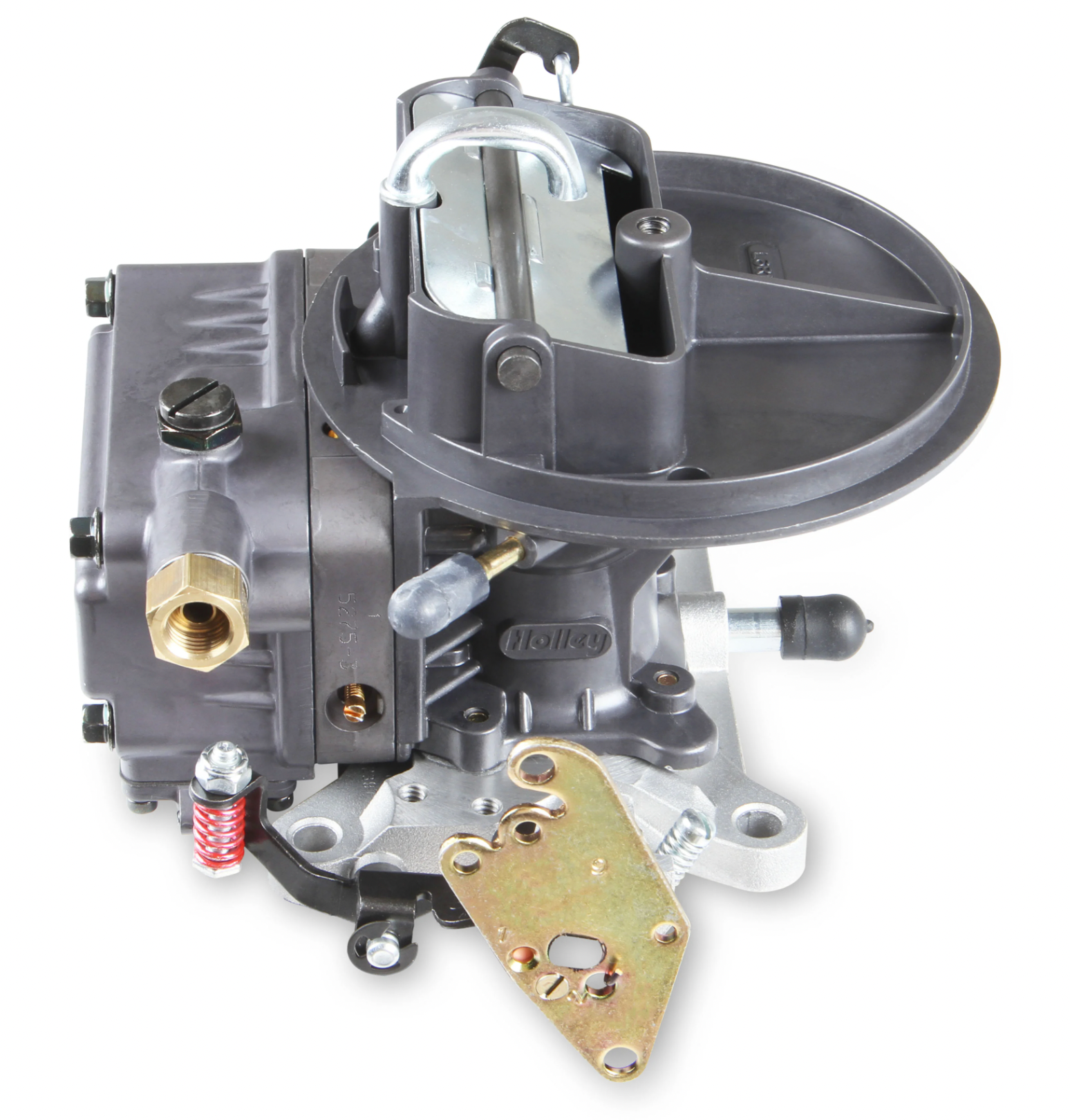 Holley® #0 80402 2 Marine Aluminum Carburetor (500 CFM   2300   Hard Core Gray   Gasoline)