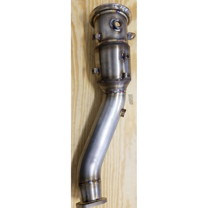 PPE Engineering IS200T/RC200T/GS200T downpipe with PPE EU3 Sport cat   304 stainless (9200T01 SS C)