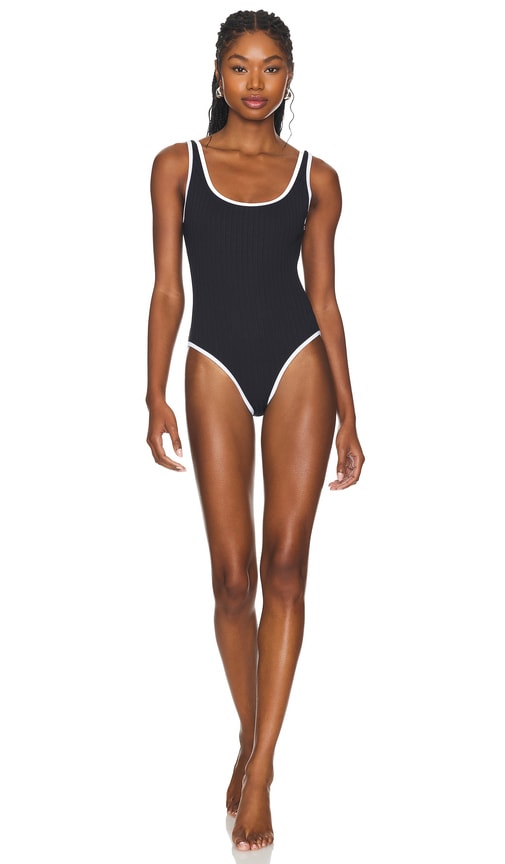 Solid & Striped The Annemarie One piece in Black