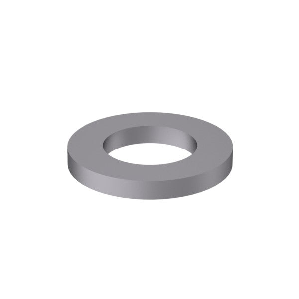 THECNCSOURCE Steel Oversized Washer for M16 Screw Size, 16 mm ID, 28 mm OD   96505A121