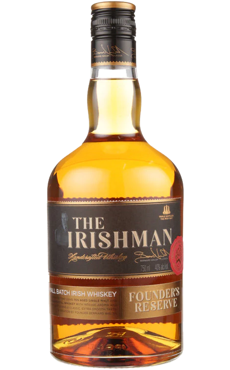 VENDOR UNKNOWN THE IRISHMAN WHISKEY FOUNDERS RESERVE SMALL BATCH IRISH 750ML