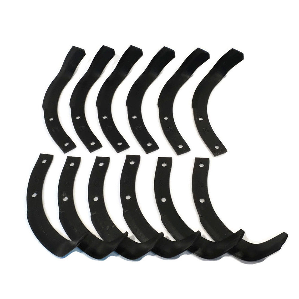 RELIABLE AFTERMARKET PARTS, INC® TIW30 0017 0018 12 pc Tiller Tine Set Fits Husqvarna CRT81 CRT83