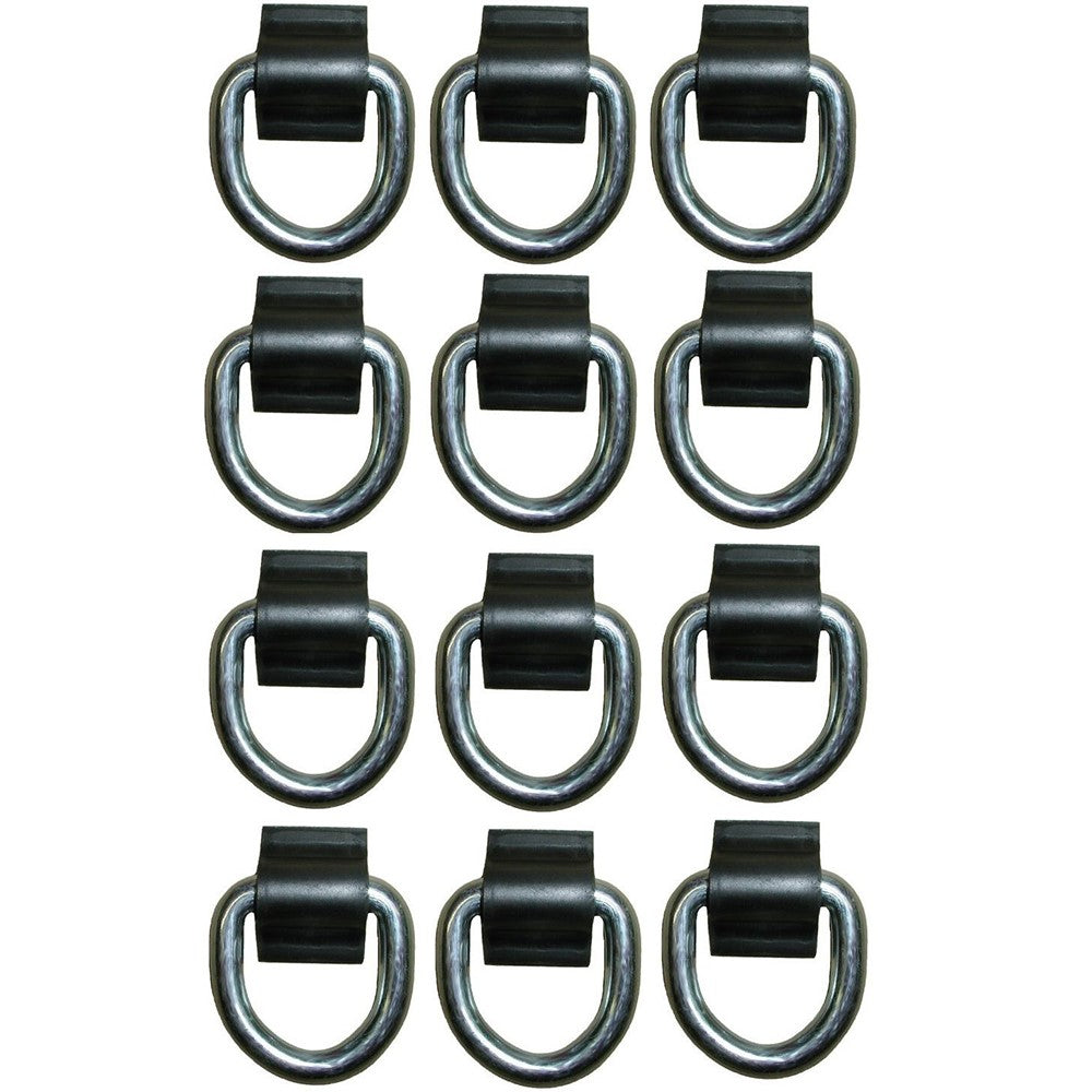 RELIABLE AFTERMARKET PARTS, INC® 10WR15 Qty 12: 3/8" Weld On D Ring Fits Universal Products Universal Fit