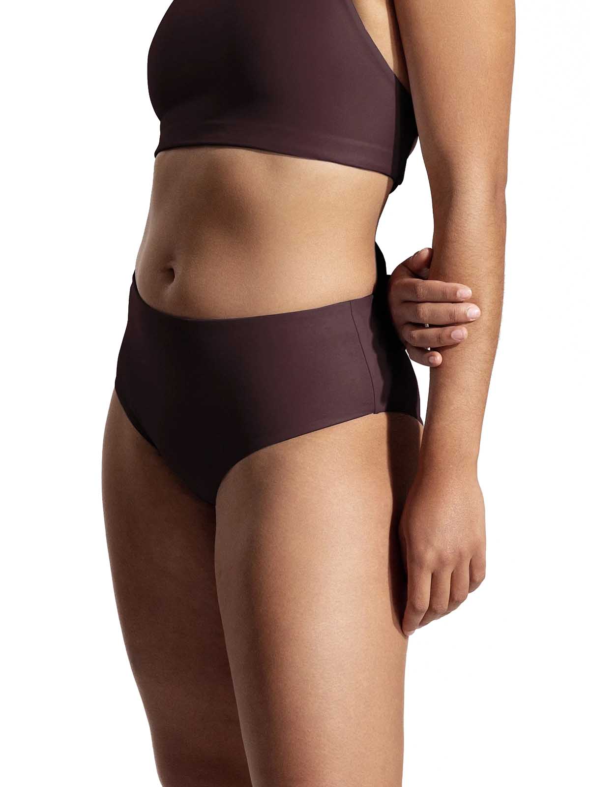 OY surf Surf Bikini Bottom Fugu Auberginenviolett Recycled Nylon