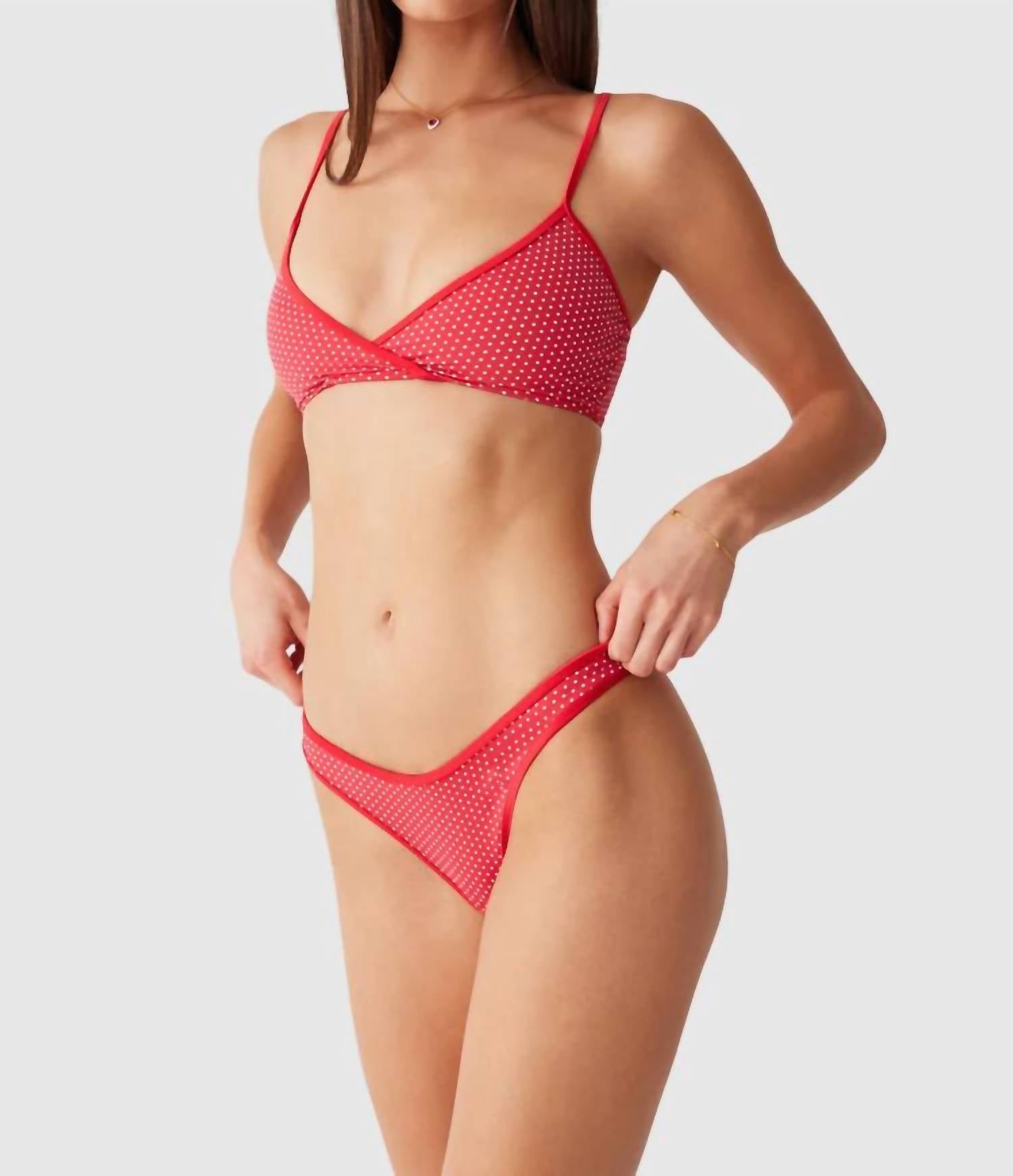 Frankies Bikinis   Dove Classic Bikini Bottom