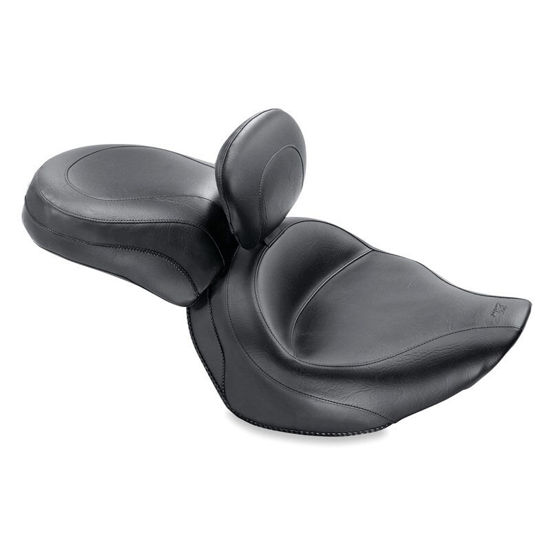 MUSTANG MOTORCYCLE Mustang 06 15 Yamaha Roadliner, Stratoliner Wide Touring Recessed Passenger Seat   Black