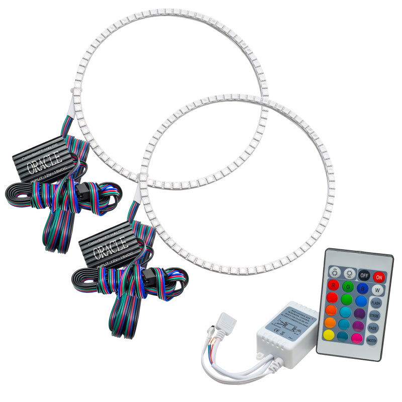 ORACLE LIGHTING Oracle Jeep Wrangler 07 17 Halo Kit   ColorSHIFT w/ Simple Controller