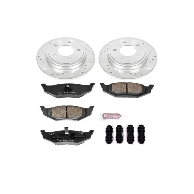 POWERSTOP Power Stop 99 04 Chrysler 300M Rear Z23 Evolution Sport Brake Kit