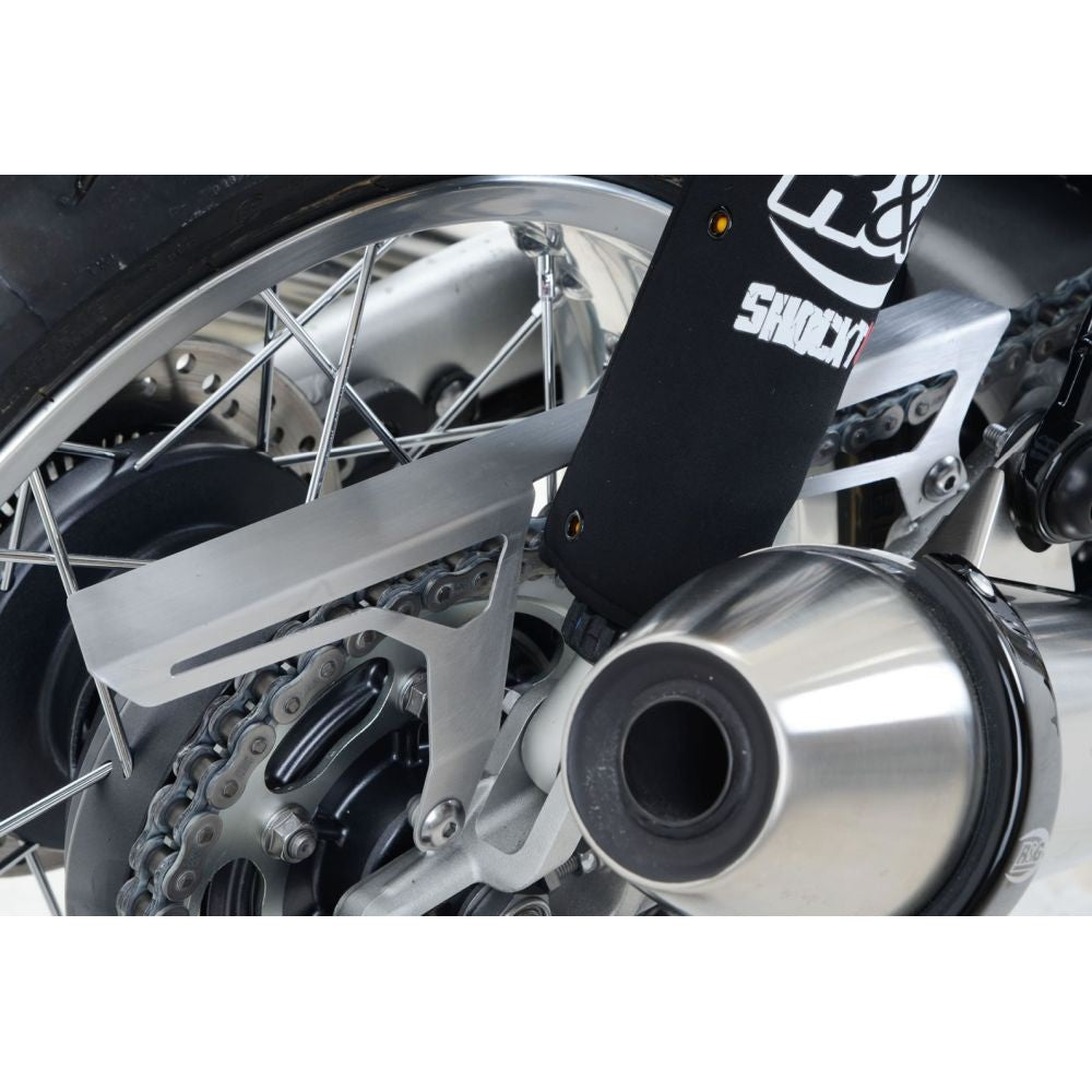 R&G Racing Stainless Steel Chain Guard For 2019 2021 Triumph Speed Twin 1200