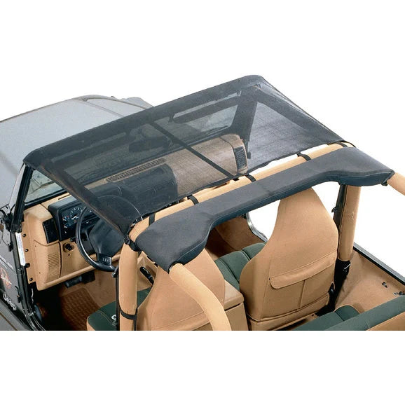 Vertically Driven Products 5575JKB KoolBreez Brief Top in Black for 55 75 Jeep CJ 5