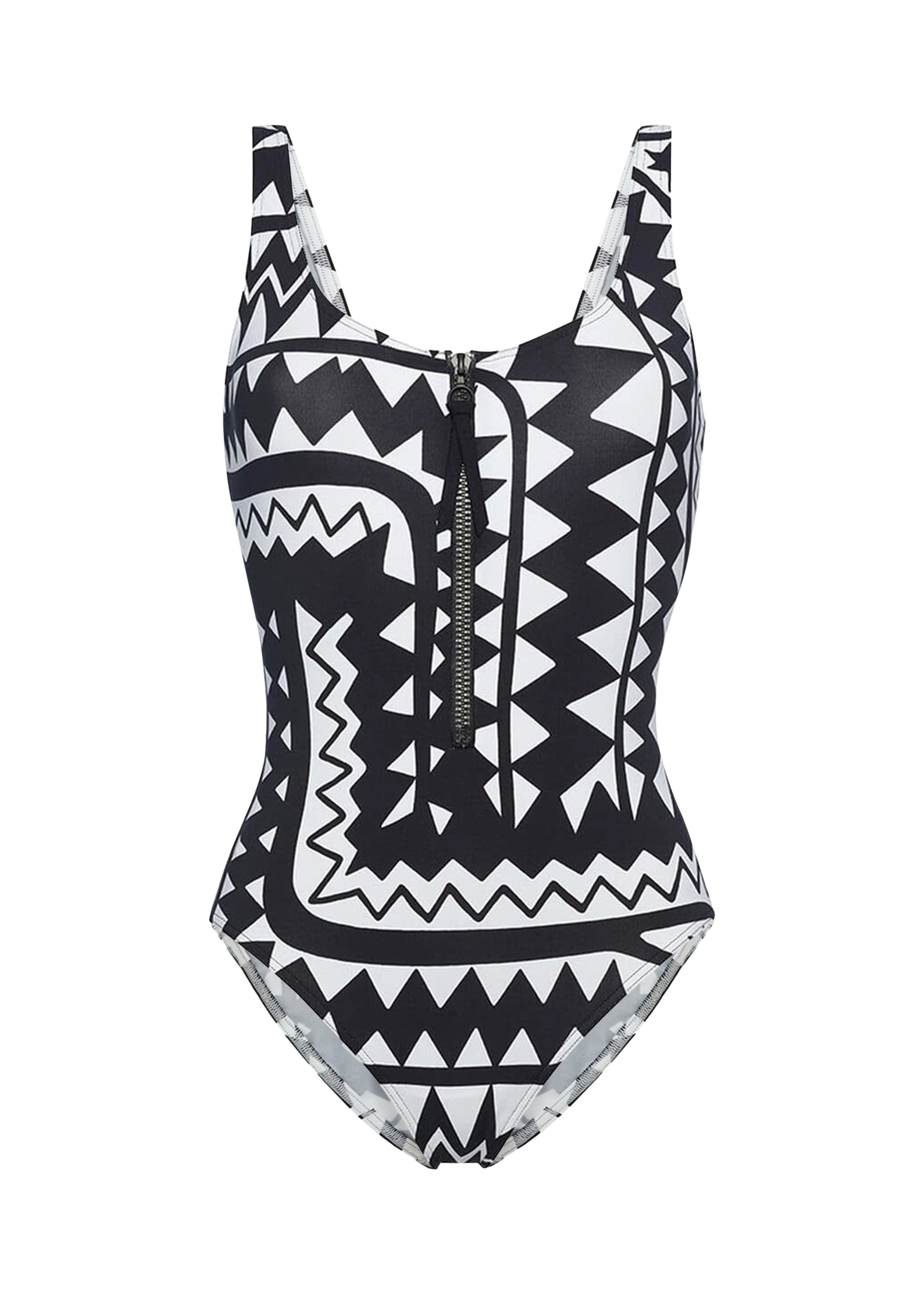 ERES Tipi One Piece Swimsuit Imprime Tribu