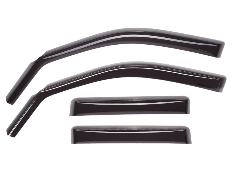 WeatherTech 20 23 Toyota Highlander (Incl. Hybrid) Front & Rear Side Window Deflectors   Dark Tint