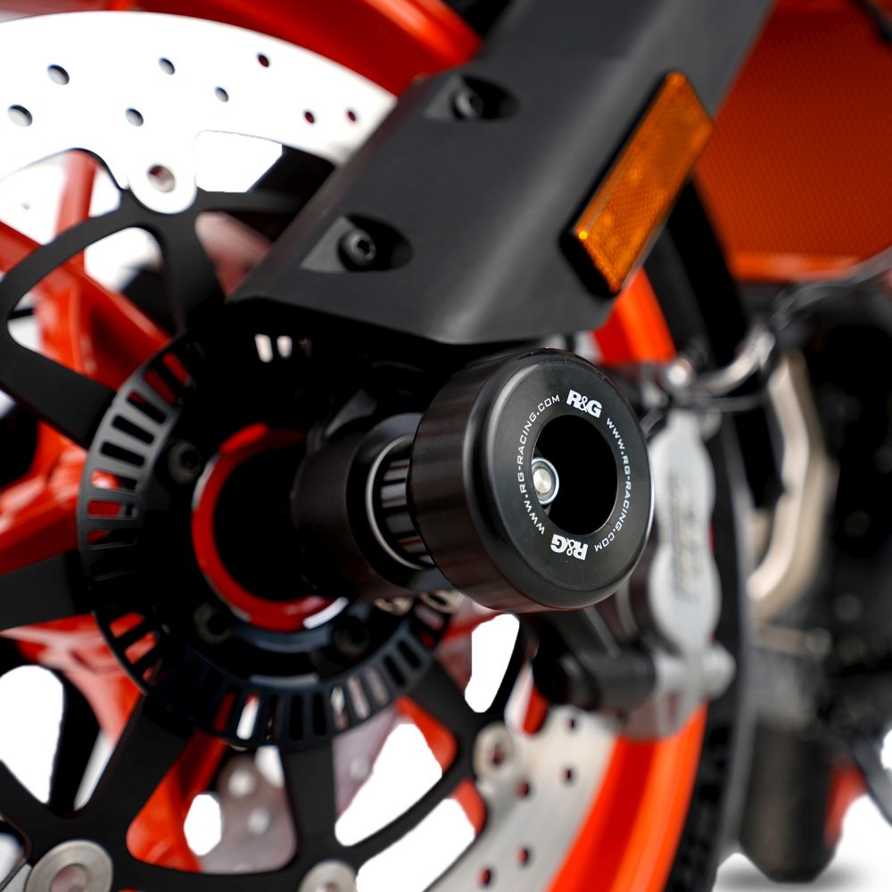 R&G Racing Orange Fork Protectors For 2022 2024 CFMoto 800MT Explore