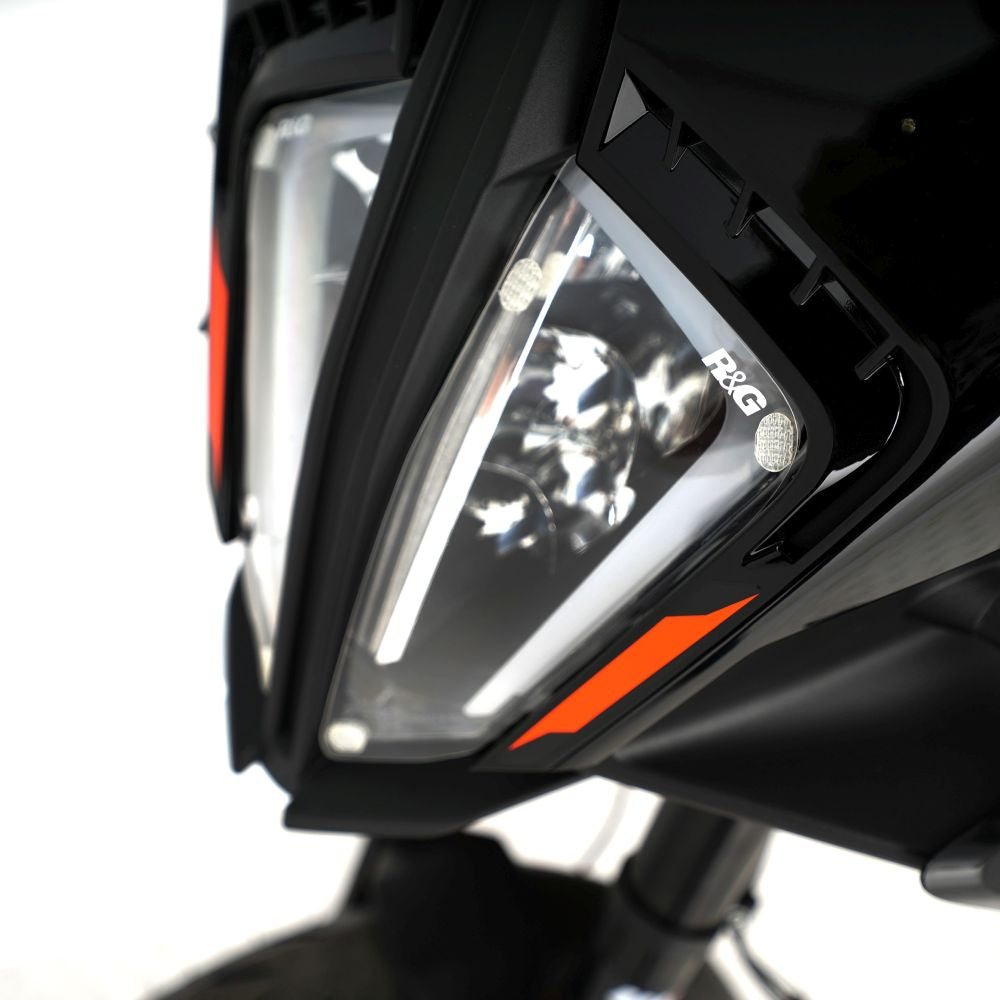 R&G Racing Clear Acrylic Headlight Shield For 2020 2024 KTM 390 Adventure