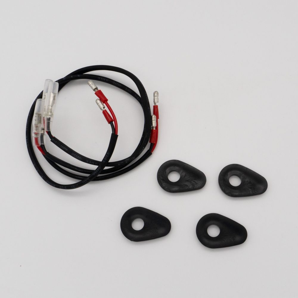 R&G Racing Black Indicator Adapter Kit For 2019 2024 Yamaha YZF R3