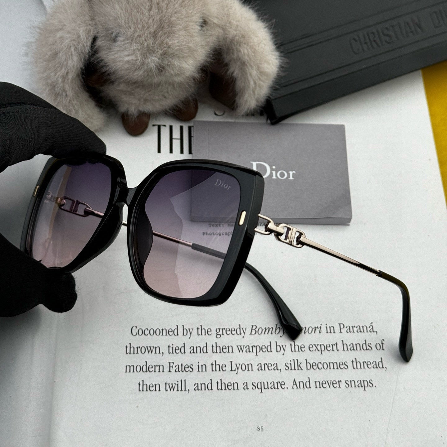 DIOR SUNGLASSES MONTAIGNE SUNGLASS CD9750 IN ACETATE