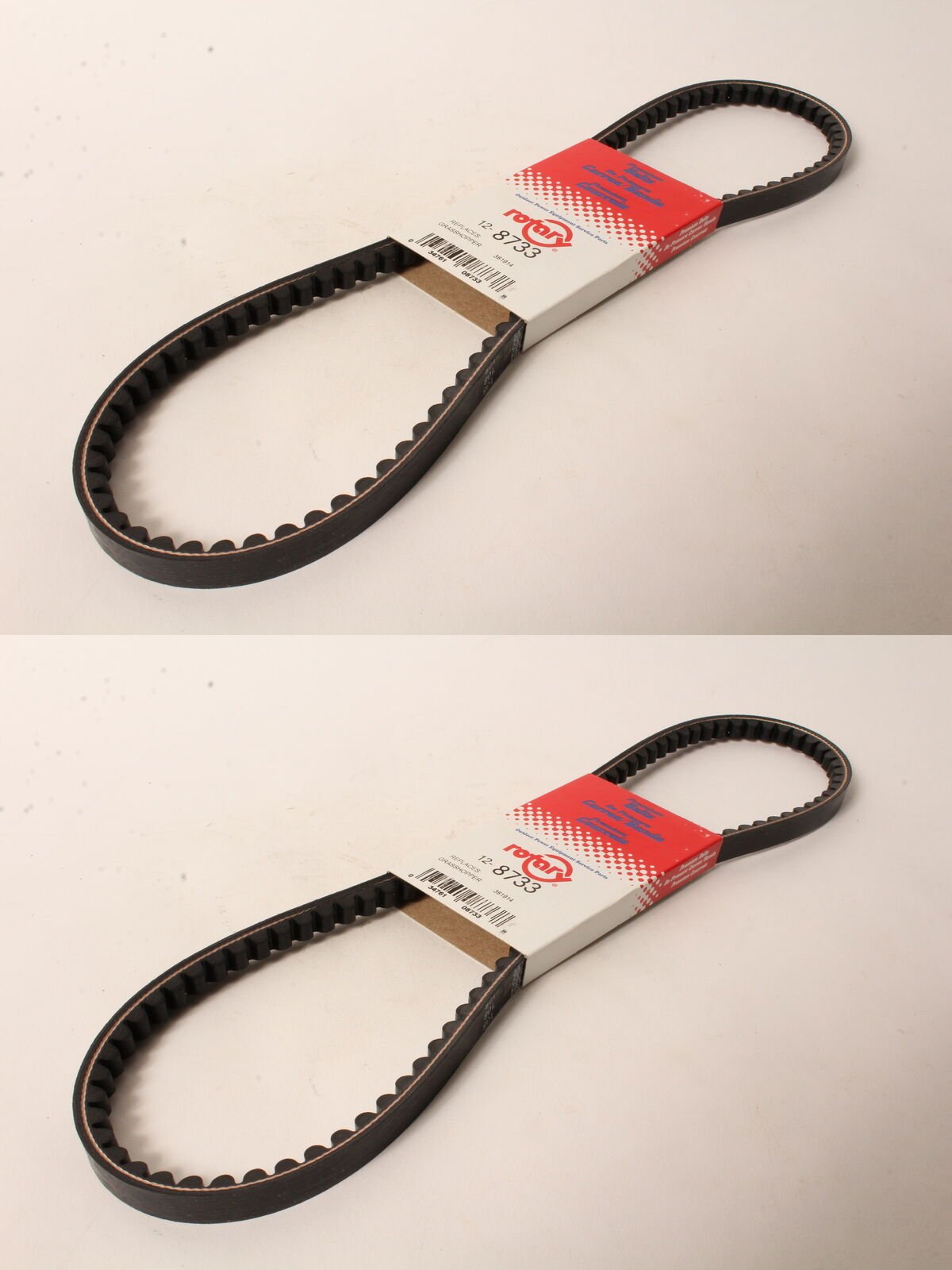ROTARY 2 PK Cogged PTO V Belt Fits Grasshopper 381914 381914G Simplicity 1717393SM