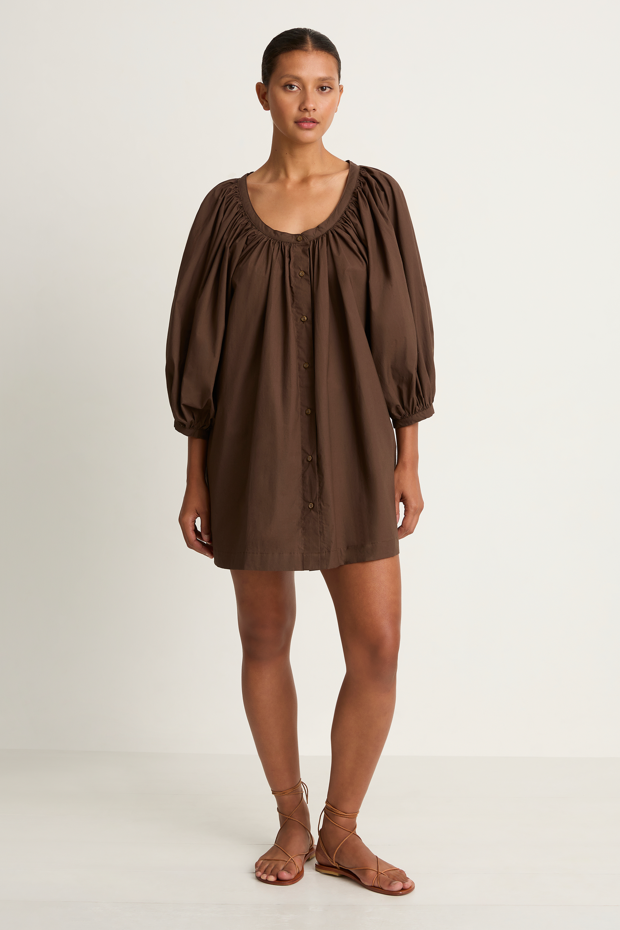 MIKOH Ilin Mini Dress   Kombu