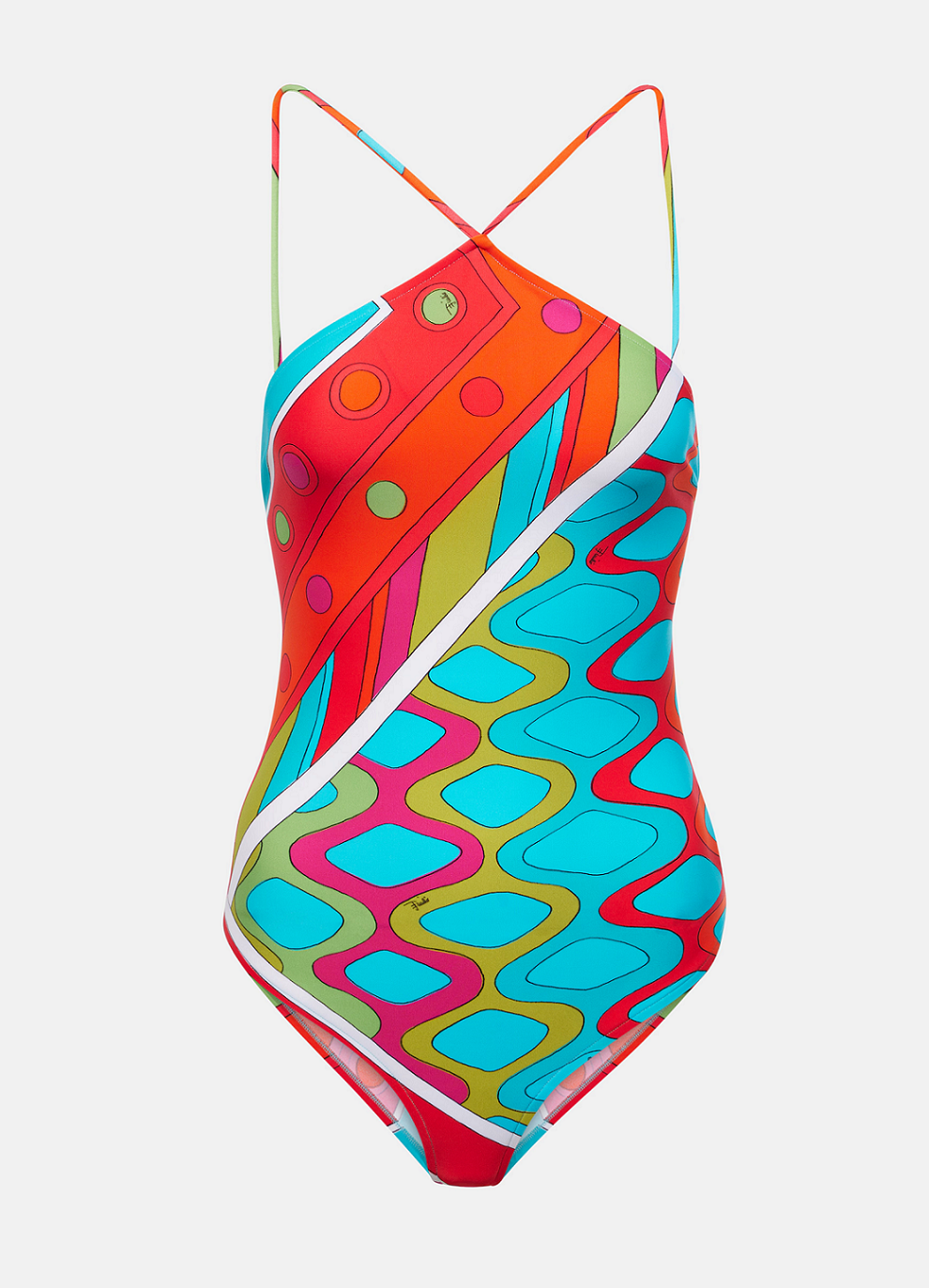 PUCCI Arancio Fuxia One Piece Vivara Print
