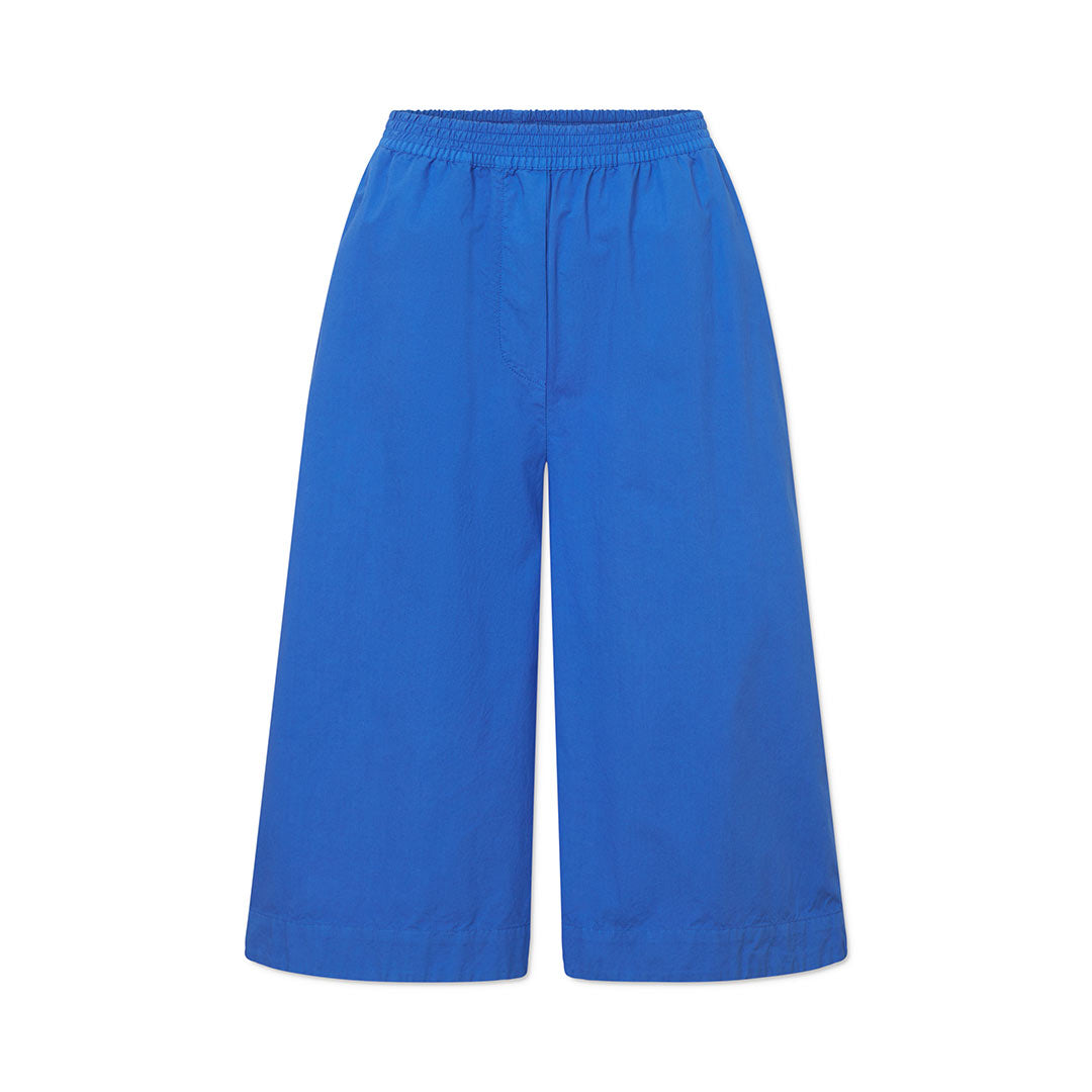 RUE DE TOKYO Peche poplin shorts   lapis blå