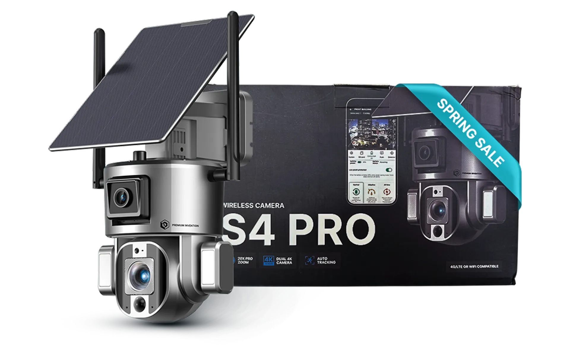 PREMIUM INVENTION Wireless Camera S4 Pro   WiFi