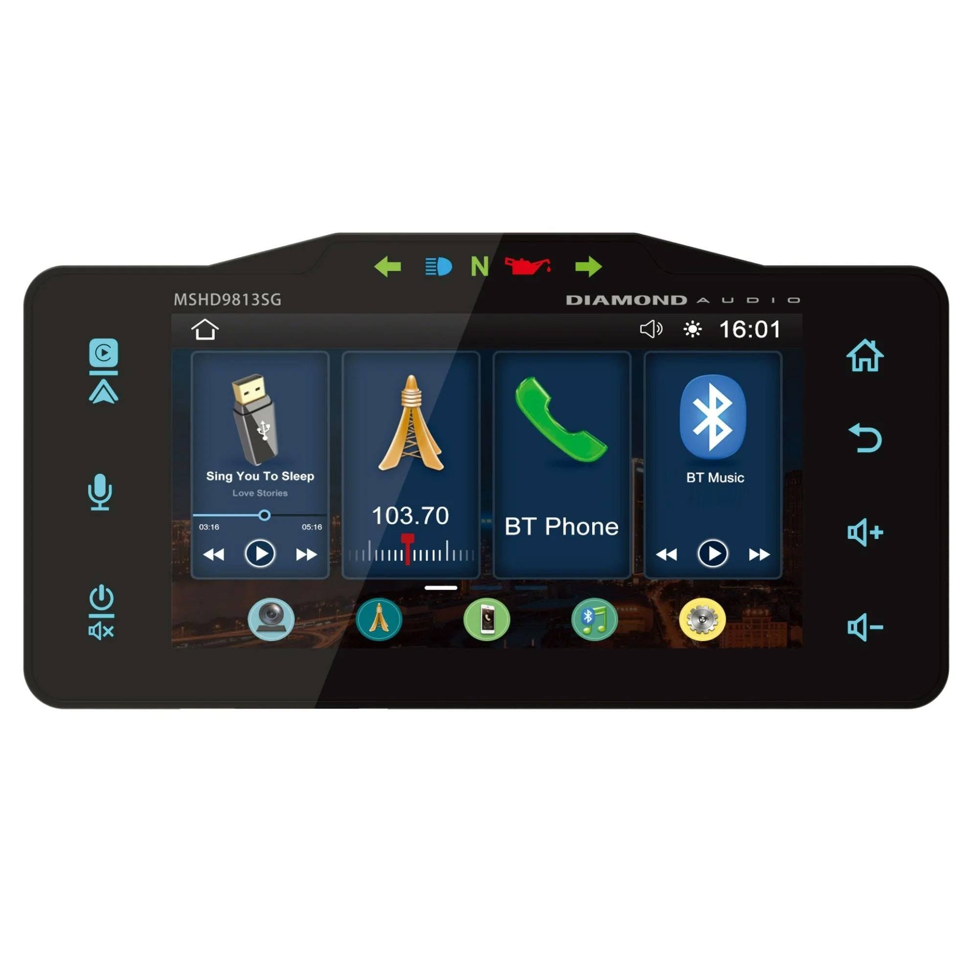 RHYNO AUDIO WORKS DIAMOND MSHD9813SG HARLEY DAVIDSON HEADUNIT (98 13 STREETGLIDE)