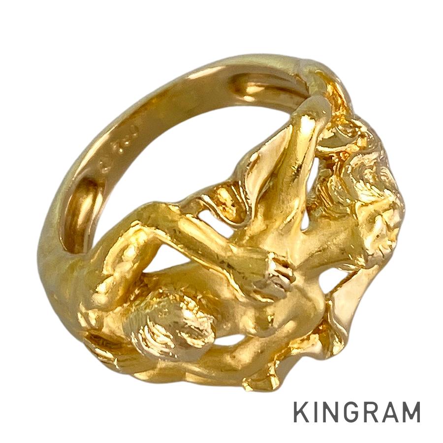 KINGRAM JAPAN Carrera y Carrera Adam and Eve Ring
