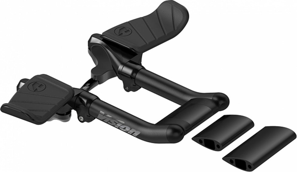 Vision Metron 5D/5D Acr Mini Clip On Road Bike, Triathlon, Time Trial Gray