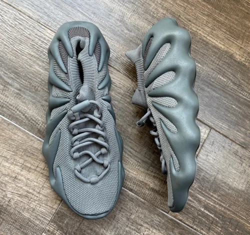 adidas Mens Yeezy 450 Lace Up Sneakers Shoes   grey 9