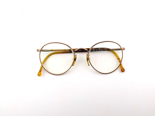 Giorgio Armani Eyeglasses, Frames Only, 186 816 Go 49 20 145, Metal, Italy