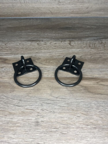 BDSM Wall Plate Ring Mount Attachment Hanging Shackle Bondage Hook Dungeon Black