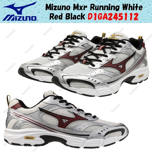Mizuno Mxr Running White Red Black D1GA245112 Men's Size